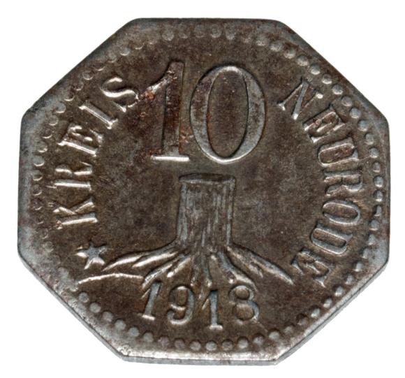 10 fenigów 1918 Nowa Ruda Neurode