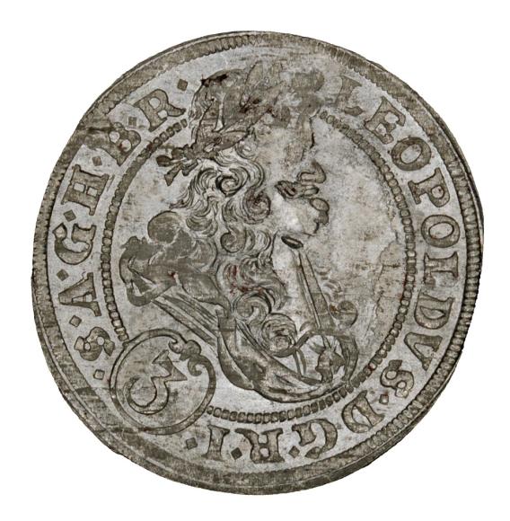 3 krajcary 1696 Leopold I Habsburg Brzeg