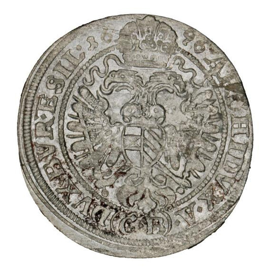 3 krajcary 1696 Leopold I Habsburg Brzeg