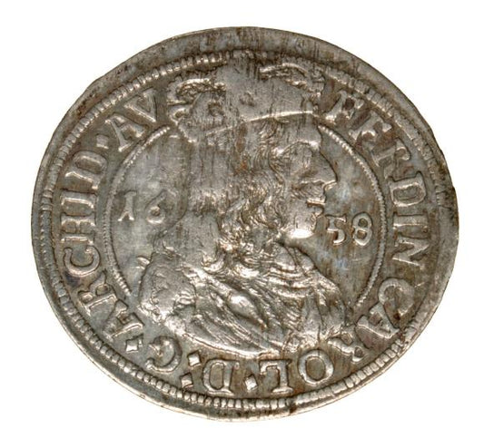 3 krajcary 1658 Ferdynand Karol Austria Tyrol Hall