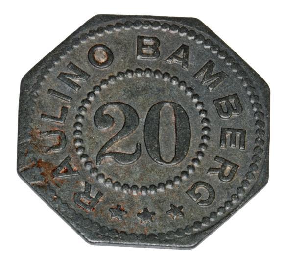 20 fenigów Bamberg Zaklady Tytoniowe
