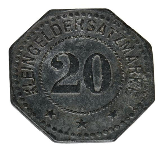 20 fenigów Bamberg Zaklady Tytoniowe