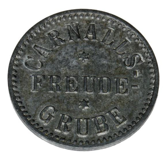 5 fenigów Bytom Beuthen obóz jeniecki kopalnia węgla