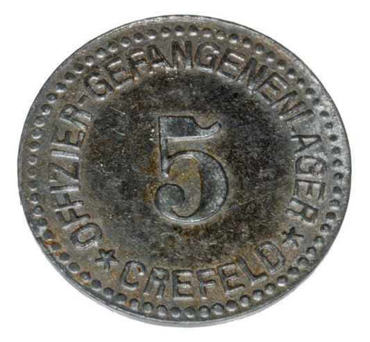 5 fenigów Crefeld oficerski obóz jeniecki