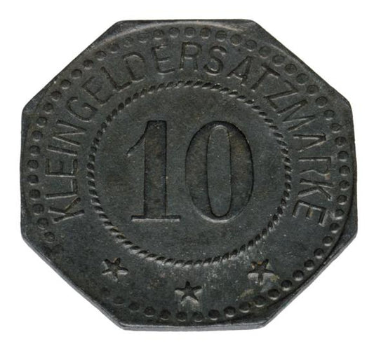 10 fenigów Eisenach fabryka pojazdów