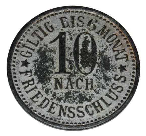 10 fenigów 1917 Erbendorf Bawaria