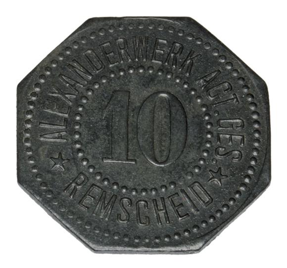 10 fenigów Remscheid