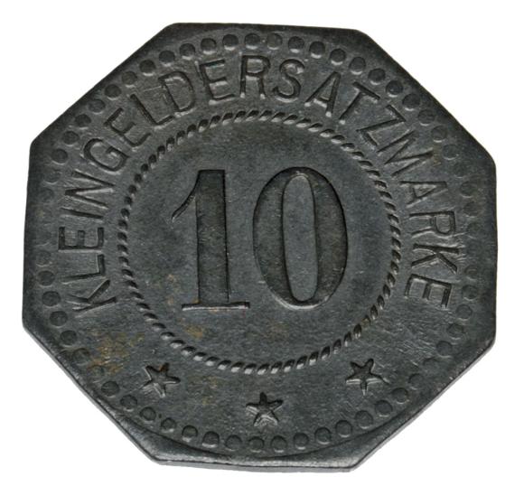 10 fenigów Szczecin Stettin Dom Handlowy Rudolph Karstadt