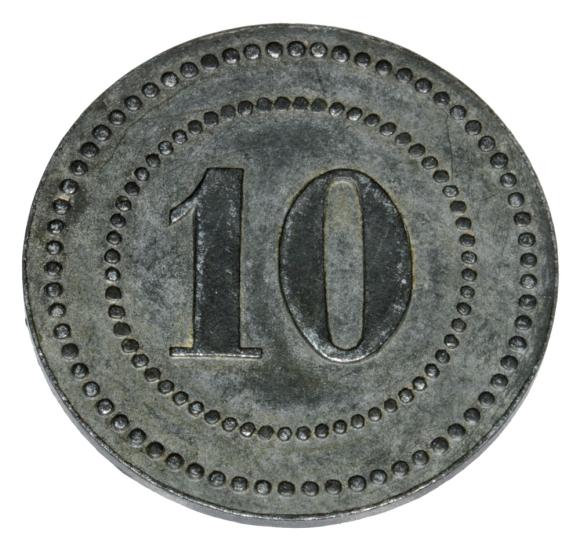 10 fenigów Wulzburg oficerski obóz jeniecki