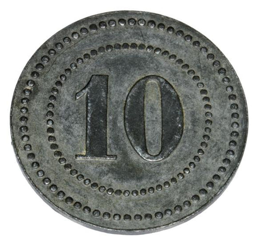 10 fenigów Wulzburg oficerski obóz jeniecki