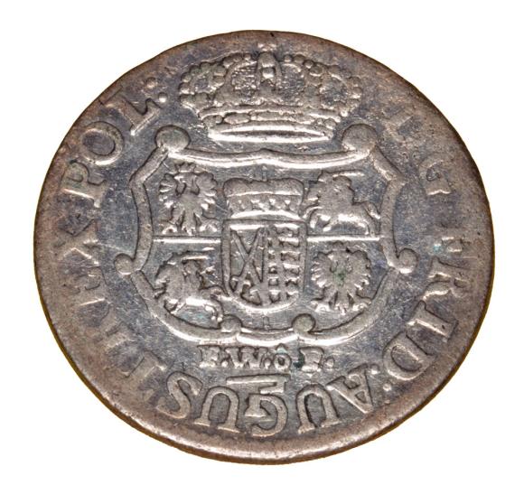 1/12 talara 1740 Fryderyk August II Saksonia Lipsk