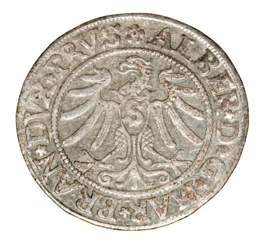 Grosz 1532 Albrecht Hohenzollern Niemcy Królewiec