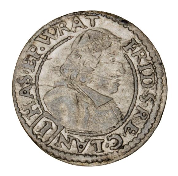 1 krajcar 1681 Fryderyk Heski Księstwo Nyskie Biskupów Wrocławskich Nysa