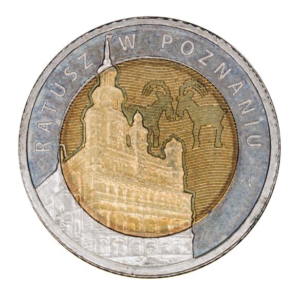 5 złotych 2015 Polska Ratusz w Poznaniu