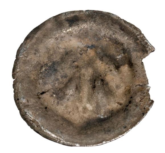 Brakteat XIII / XIV wiek Pomorze Zachodnie Tąglim Strzała