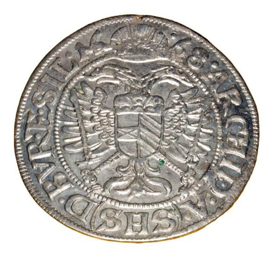 3 krajcary 1668 Leopold I Habsburg Wrocław