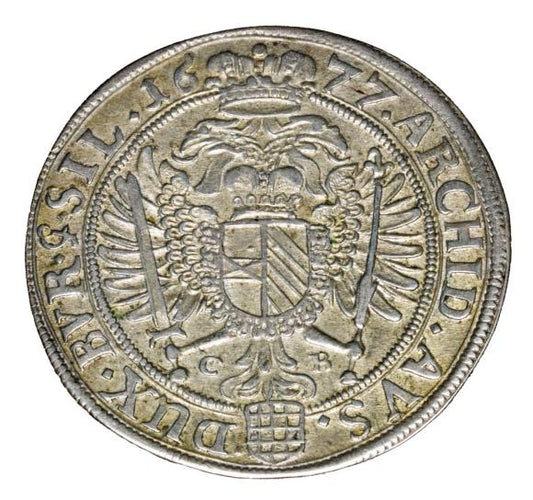 15 krajcarów 1677 Leopold I Habsburg Śląsk Brzeg