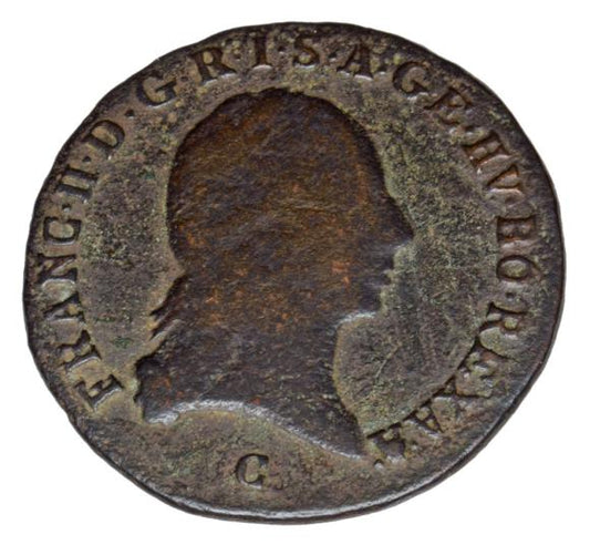 1 krajcar 1800 Franciszek II Habsburg Austria Praga