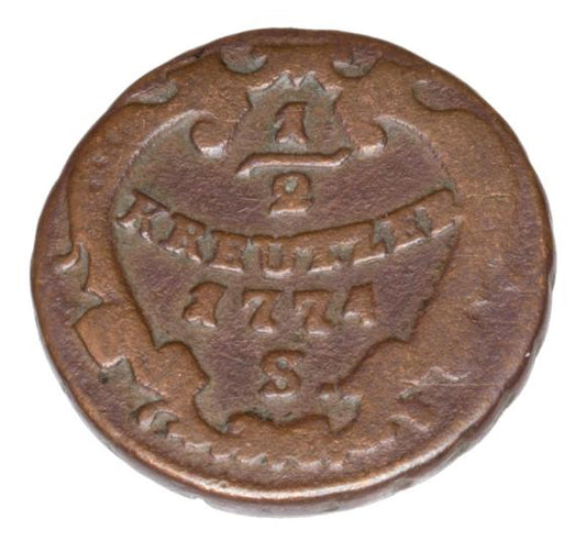 1/2 krajcara 1774 Józef II Habsburg Austria Smolnik