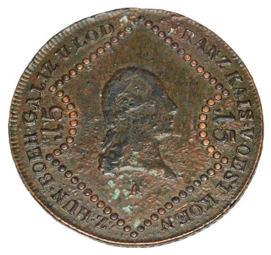 15 krajcarów 1807 Franciszek II Habsburg Austria Wiedeń