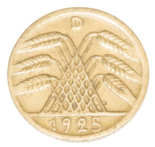 5 reichspfennig 1925 Niemcy Monachium D