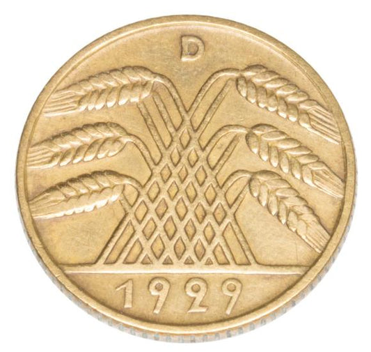 10 reichspfennig 1929 Niemcy Monachium D