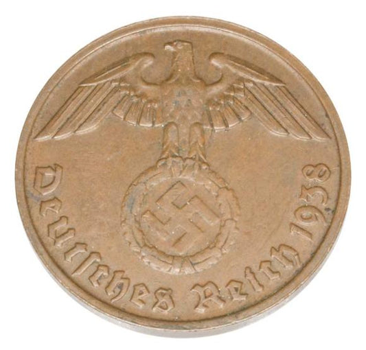 2 reichspfennig 1938 Niemcy Wiedeń B