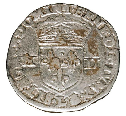 1/4 ecu 1593 Henryk IV Wielki Francja Bayonne