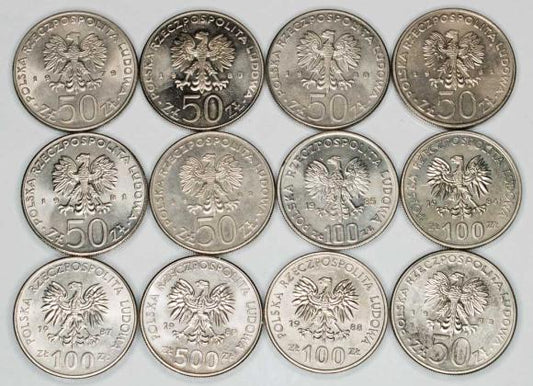 Zestaw 1979-1989 PRL Warszawa