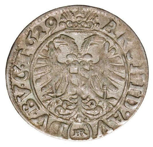 3 krajcary 1629 Ferdynand II Habsburg Śląsk Wrocław