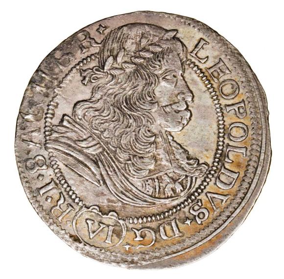 6 krajcarów 1675 Leopold I Habsburg Śląsk Wrocław