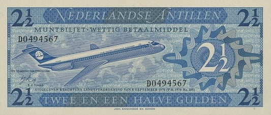 Antyle Holenderskie 2 i 1/2 g Samolot 1970 P-21a