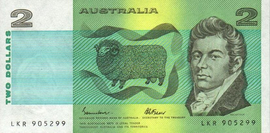 Australia 2 dolary Owca 1985 P-43e