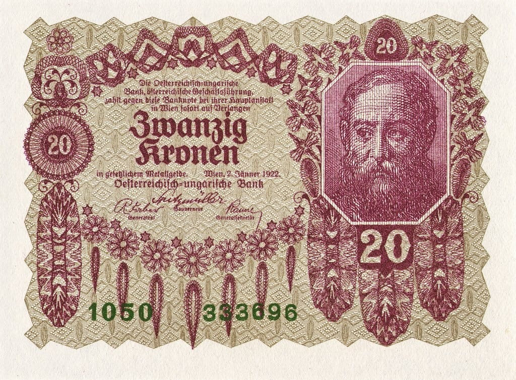 Austria 20 koron 1922 P-76