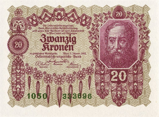 Austria 20 koron 1922 P-76