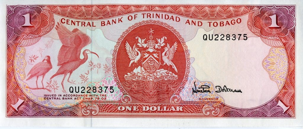 Trynidad i Tobago 1 $ Ibisy 1985 P-36d