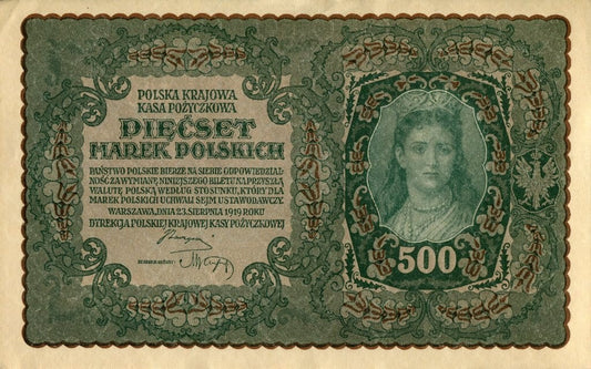 500 mp Królowa Jadwiga 1919 P-28a I serja BV