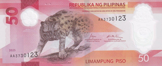 Filipiny 50 piso Marmal 2025 P-237
