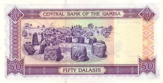 Gambia 50 Dalasi Ptak Dudek 2005 P-23c