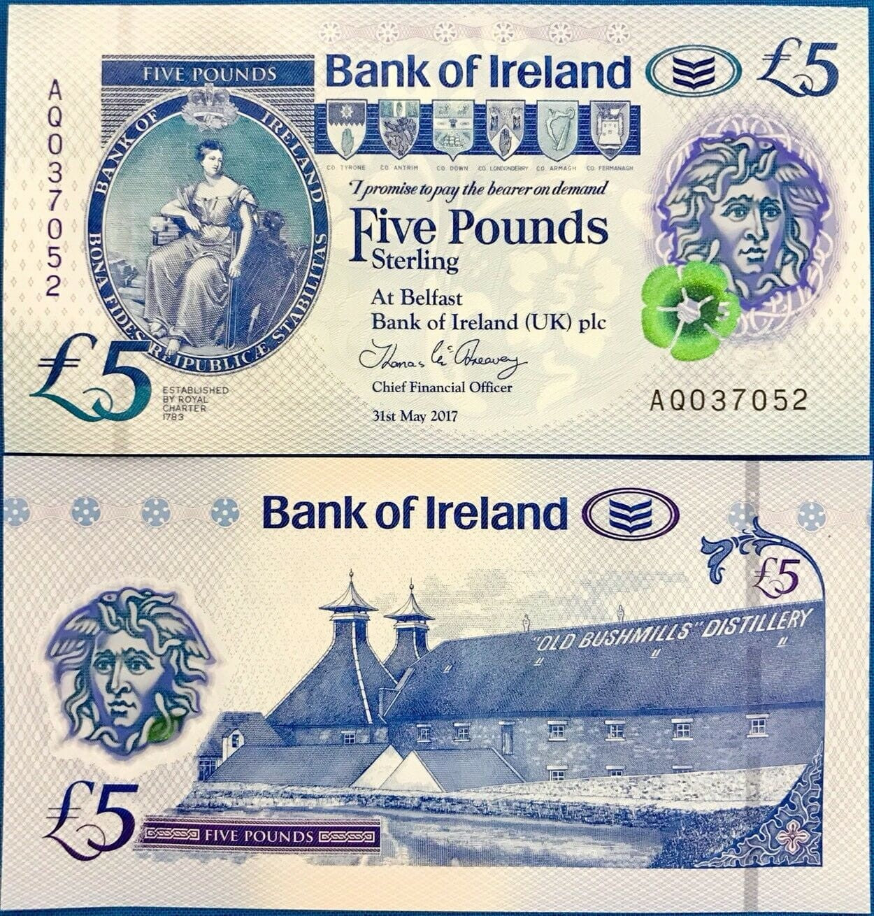 Irlandia PN 5 f Destylarnia 2017 P-NEW
