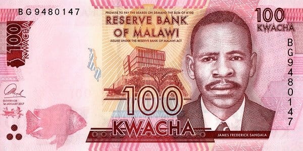 Malawi 100 kwacha Szkoła medyczna 2017 P-65c