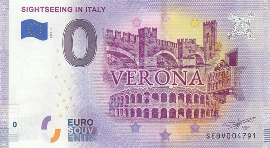 UE 0 euro Sightseeing in Italy 2019.1