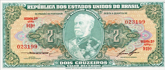 Brazylia 2 cruzeiros Szkoła Wojskowa 1956+ P-157Ac