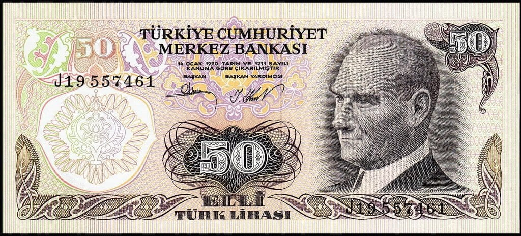 Turcja 50 lira Fontanna 1983+ P-188