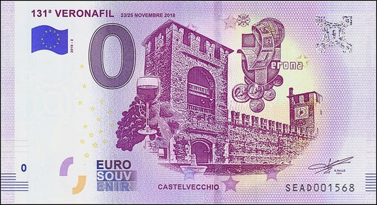 UE 0 euro Italy-131a Veronafil 2018.2