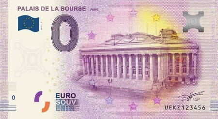 UE 0 euro Palais de la Bourse 2017.3