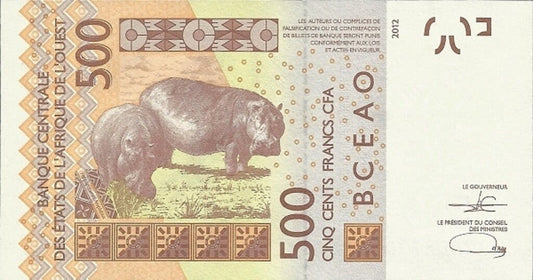 Wybrzeże Kości Słoniowej 500 fr Hipo 2021 P-119Aj